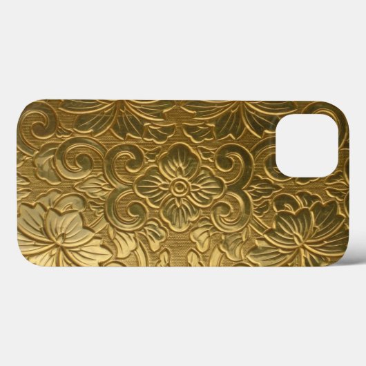 Golden Texture Case-Mate iPhone Case (Achterkant (horizontaal))