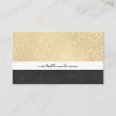 Golden Texture Color Blocks Visitekaartje (Voorkant)