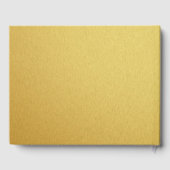 Golden Texture Custom Pensioen Gastboek Gastenboek (Achterkant)