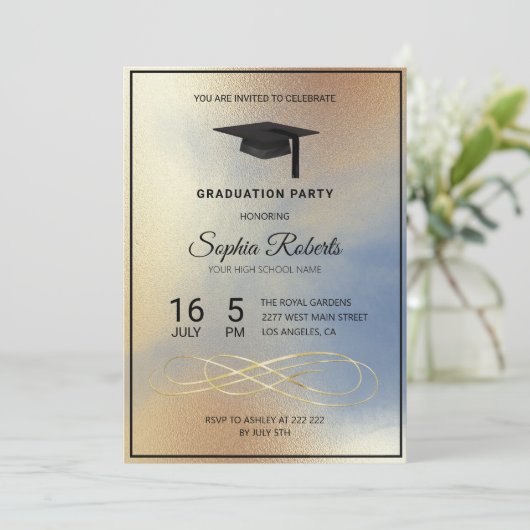 Golden Texture Kaart (Staand voorkant)