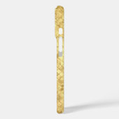 Golden Textured Tile Case-Mate iPhone Case (Achterkant / Links)