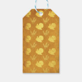 Golden Thanksgiving met Turkije Cadeaulabel (Voorkant)