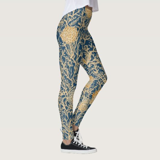 Golden Thistle Tangle - Leggings (Rechts)