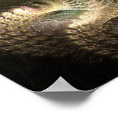 Golden Threads Flame Fractal Poster (Hoek)