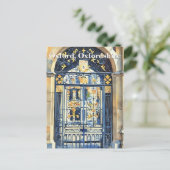 Golden Threshold: poort van Oxford Briefkaart (Staand voorkant)