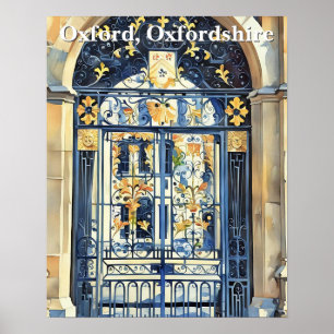 Golden Threshold:  poort van Oxford Poster