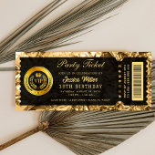 golden ticket invitations kaart