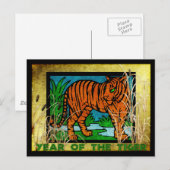 Golden Tiger Briefkaart (Voorkant / Achterkant)
