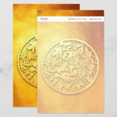 Golden Tiger Chinese nieuwjaarsgepersonaliseerde S (Voorkant / Achterkant)