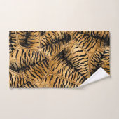 Golden Tiger Faux Cells Bad Handdoek (Handdoek)