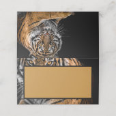 Golden Tiger Place-kaarten Plaatskaartje (Buitenkant ongevouwen)