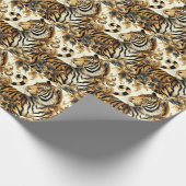  Golden Tiger schilderij Cadeaupapier (Hoek)