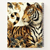  Golden Tiger schilderij Notitieboek (Achterkant)