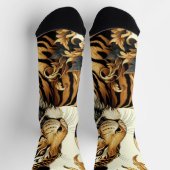 Golden Tiger schilderij Sokken (Top)