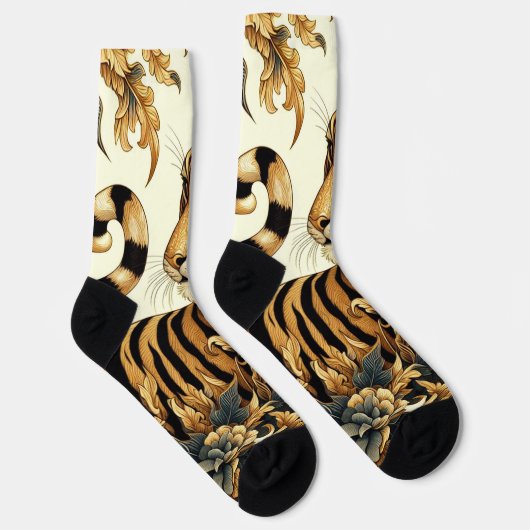  Golden Tiger schilderij Sokken (Rechts)