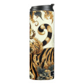 Golden Tiger schilderij Thermosbeker (Gedraaid links)