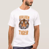 Golden Tiger Split Face T-shirt (Voorkant)