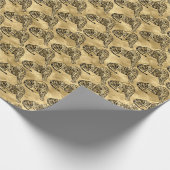 Golden Tiger-wrapppapier Cadeaupapier (Hoek)
