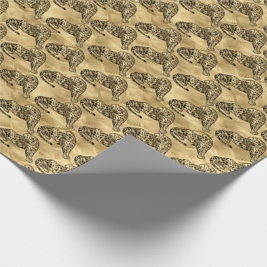 Golden Tiger-wrapppapier Cadeaupapier (Hoek)