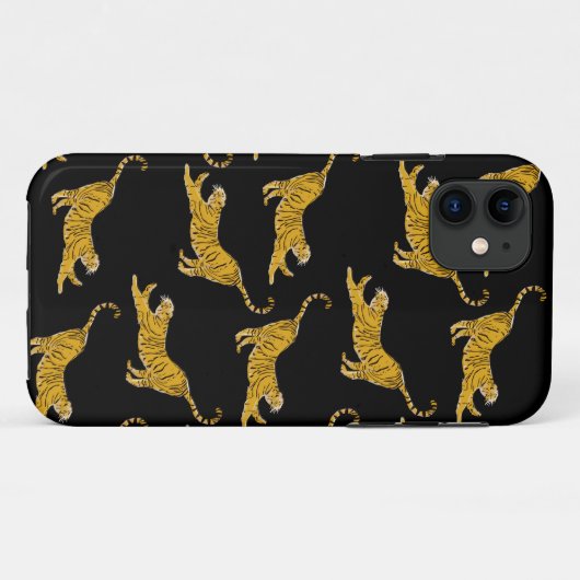 Golden Tigers Hoesje-Mate iPhone Case (Achterkant (horizontaal))