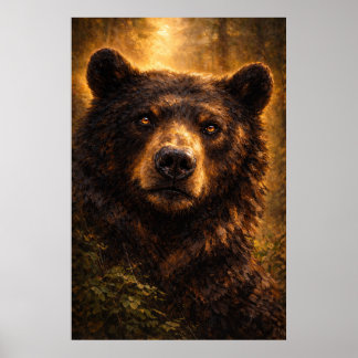 Golden Timber | Beer Wildlife Kunst | Poster