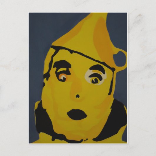 Golden Tin Man Briefkaart (Voorkant)