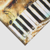 Golden toetsenbord tissuepapier (Detail)