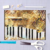 Golden toetsenbord tissuepapier (Craft)