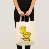Golden Toilet Canvas tas (Voorkant (product))