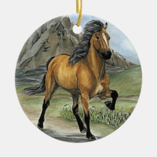 Golden Tolt 2 Keramisch Ornament (Voorkant)