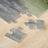 Golden Tolt IJslandse paarden en bergen Legpuzzel (Zijkant)