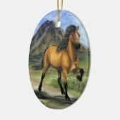 Golden Tolt Keramisch Ornament (Links)