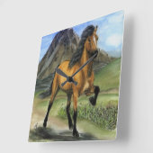 Golden Tolt Vierkante Klok (Hoek)