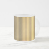 Golden tonnen matglas koffiemok (Voorkant rechts)