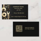 Golden Tools Handyman Visitekaartje (Voorkant / Achterkant)