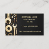 Golden Tools Handyman Visitekaartje (Voorkant)