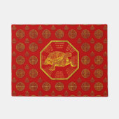 Golden Tortoise/Turtle Feng Shui Deurmat (Voorkant)