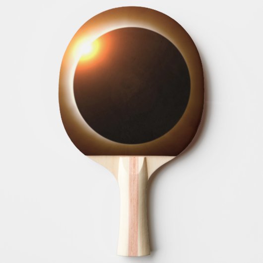 Golden Total Solar Eclipse Tafeltennisbatje (Voorkant)