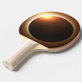 Golden Total Solar Eclipse Tafeltennisbatje (Voorkant Gekanteld)
