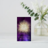 *~* Golden Totem Sacred Geometry Light Rays Visitekaartje
