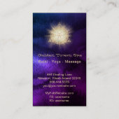 *~* Golden Totem Sacred Geometry Light Rays Visitekaartje