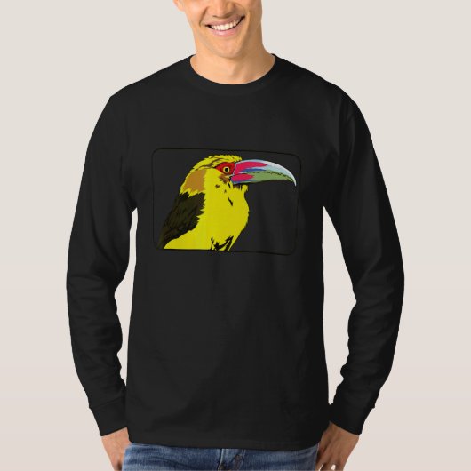 Golden Toucan Bird T-shirt (Voorkant)