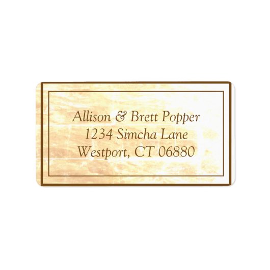 Golden Traditions Adresetiketten Etiket (Voorkant)