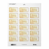 Golden Traditions Adresetiketten Etiket (Full Sheet)
