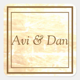 Golden Traditions Sticker of envelopzegel