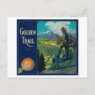 Golden Trail Oranje Label #2Success, CA Briefkaart