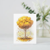 Golden Tranquility Briefkaart (Staand voorkant)