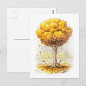 Golden Tranquility Briefkaart (Voorkant / Achterkant)