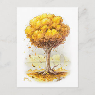 Golden Tranquility Briefkaart