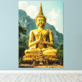 Golden Tranquility Canvas Afdruk (Insitu (Houten vloer))